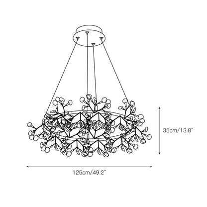 Heracleum Round Chandelier