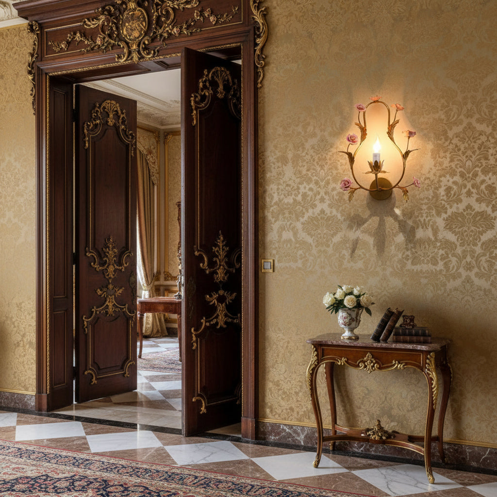 Heritage Floral Wall Lamp