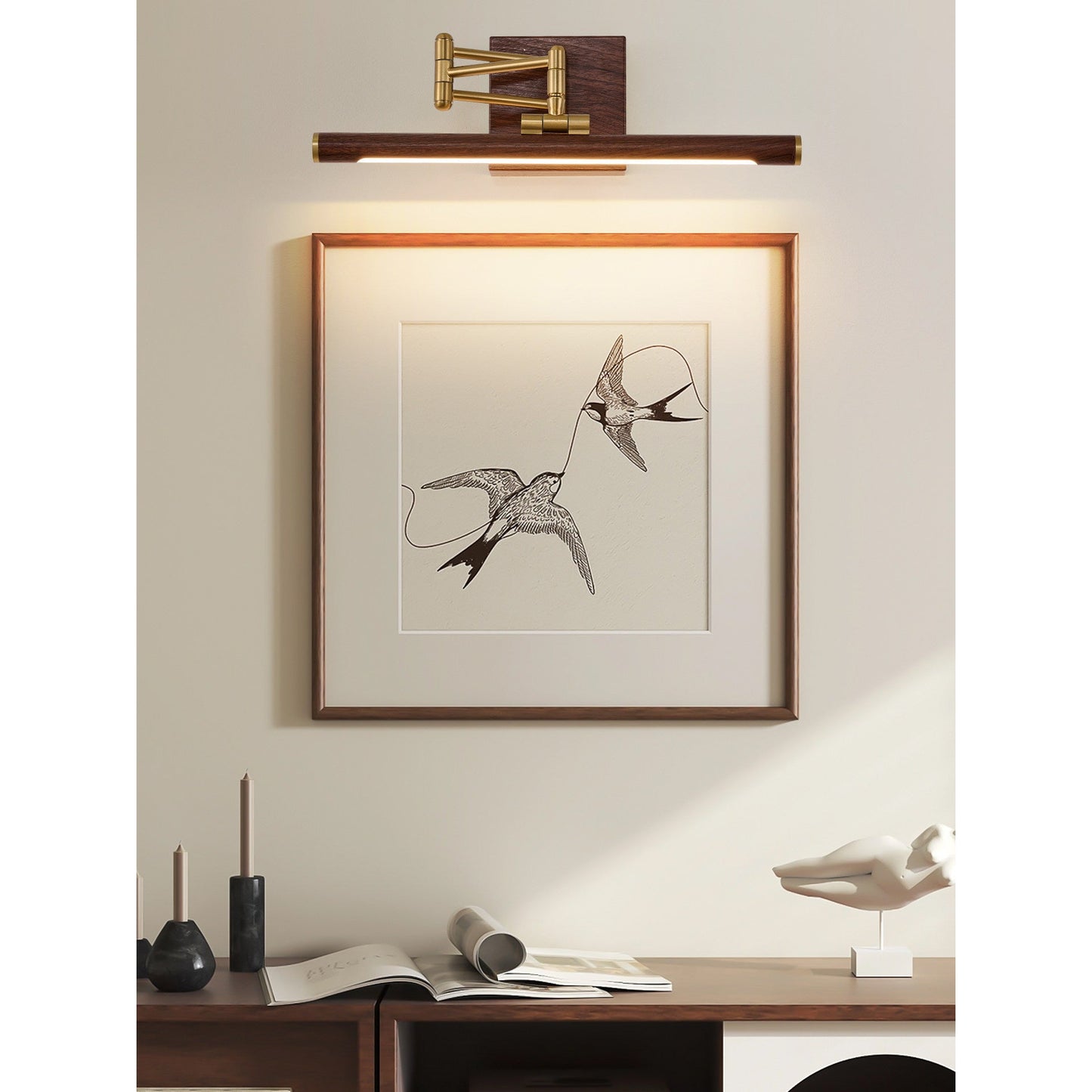 Hinkley Stokes Brass Wall Lamp