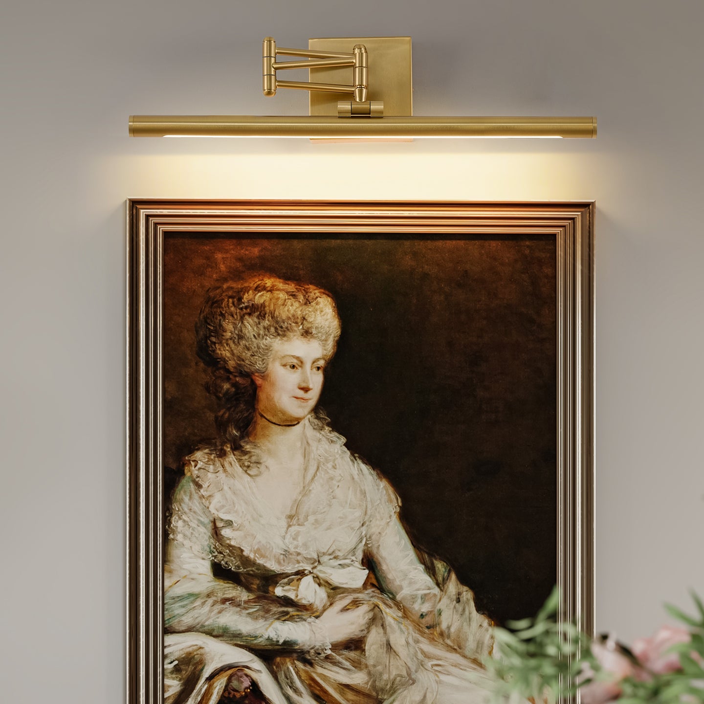 Hinkley Stokes Brass Wall Lamp
