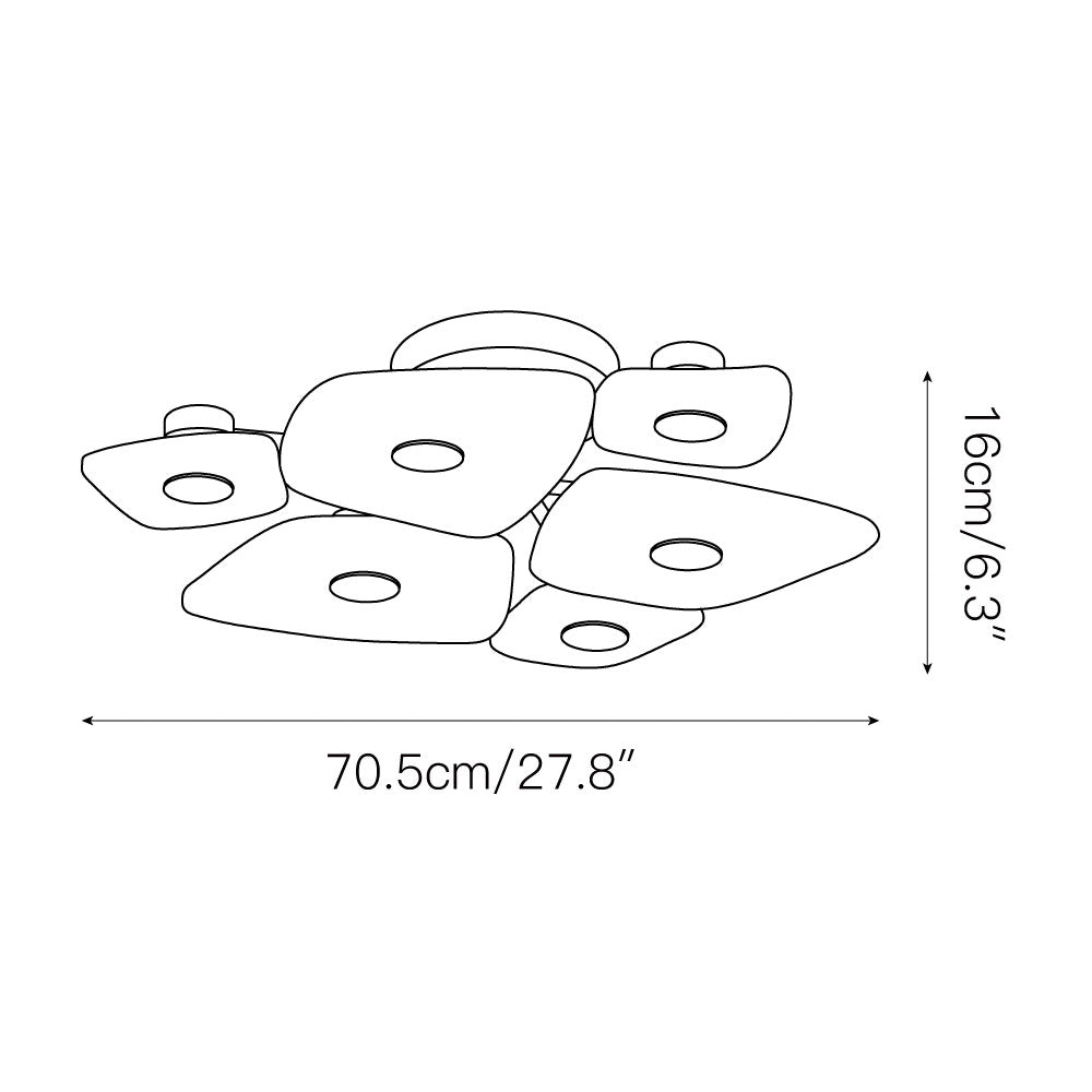 Holmdel Alabaster Ceiling Lamp