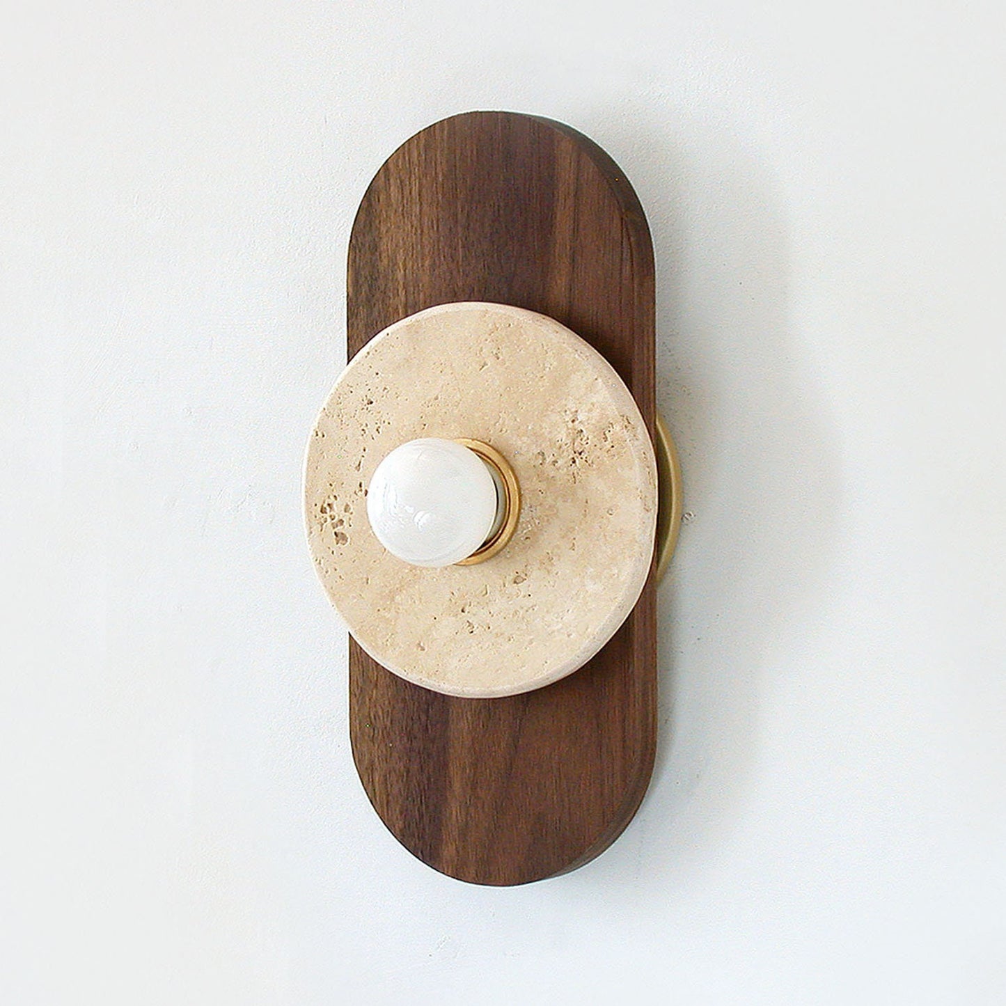 Horizon Travertine Wall Sconce