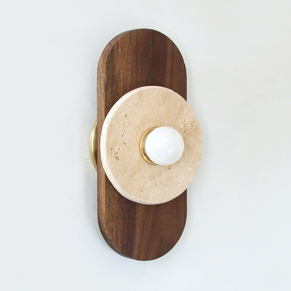 Horizon Travertine Wall Sconce