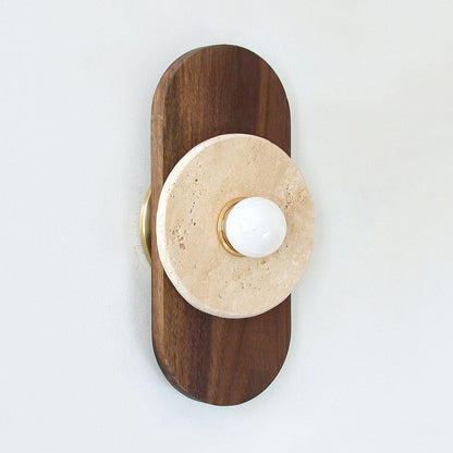 Horizon Travertine Wall Sconce