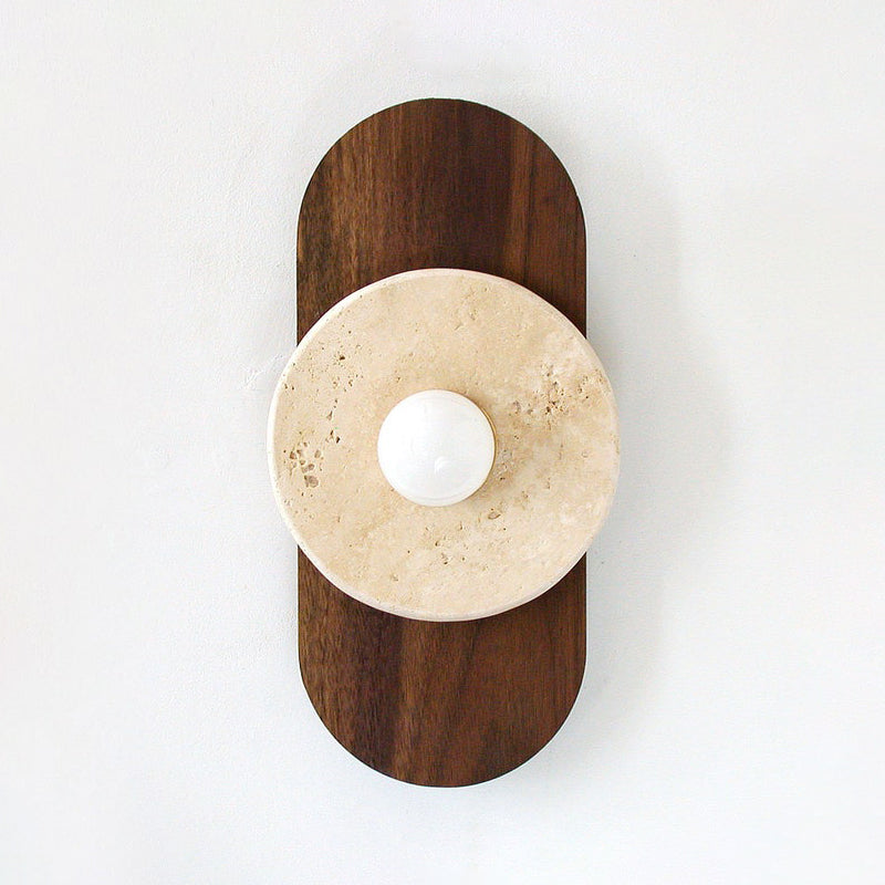 Horizon Travertine Wall Sconce