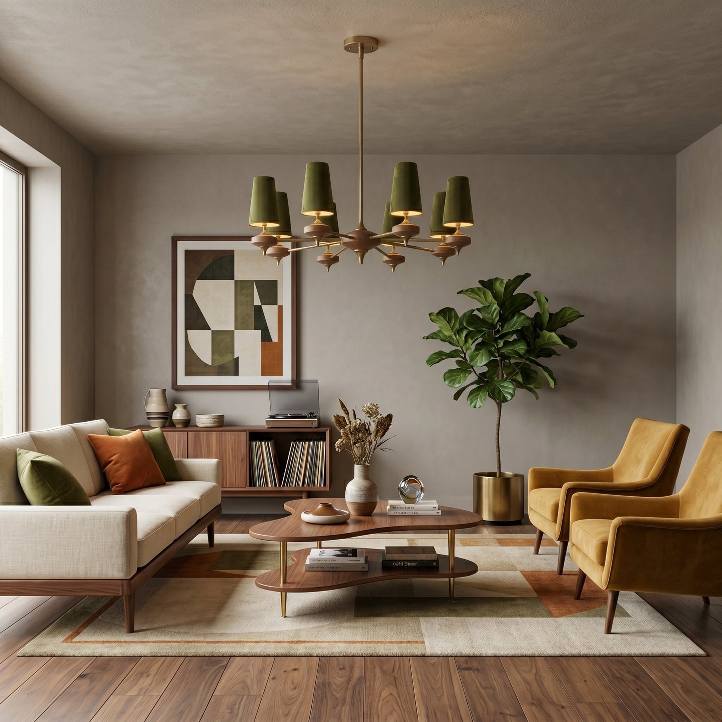 Hour Rho Chandelier
