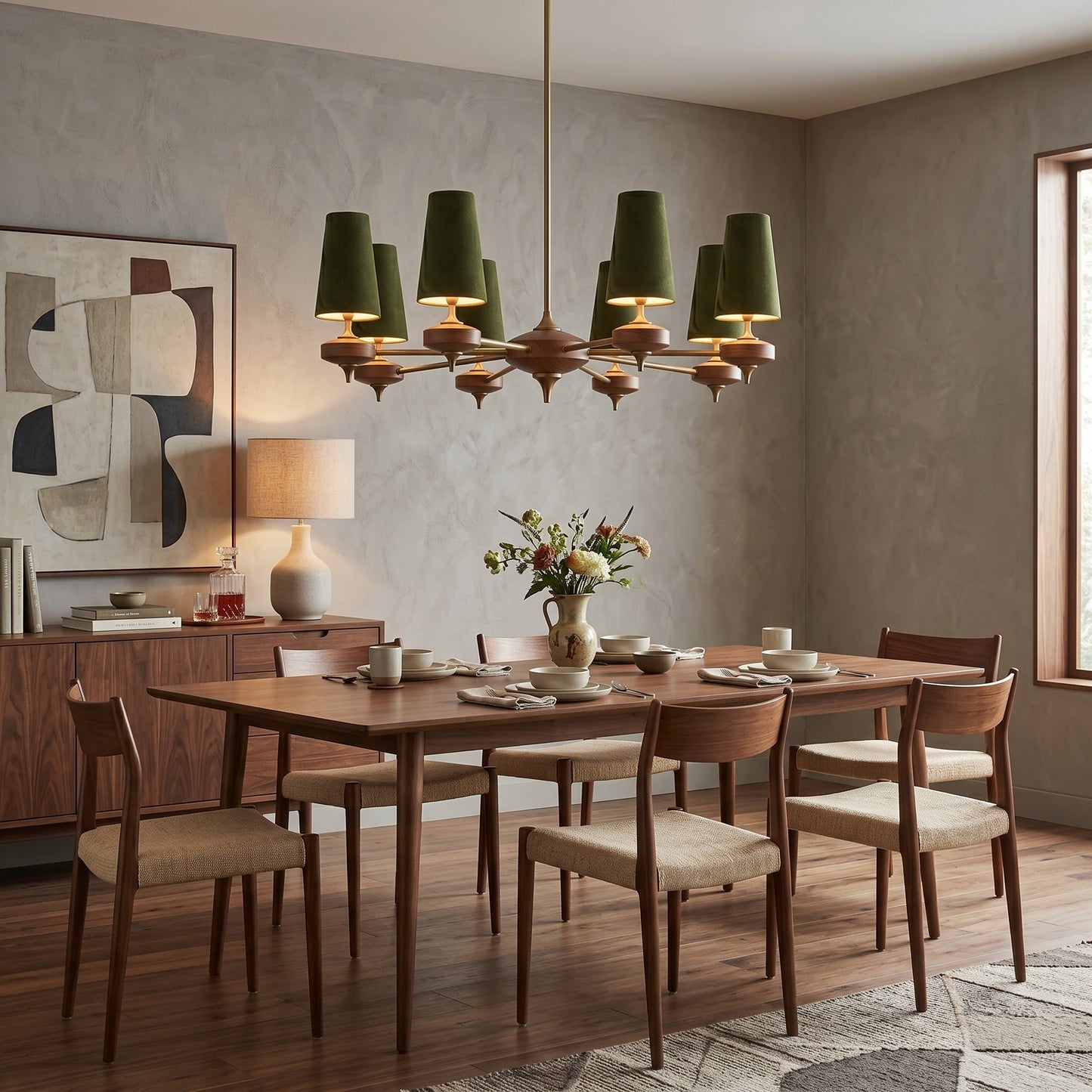 Hour Rho Chandelier