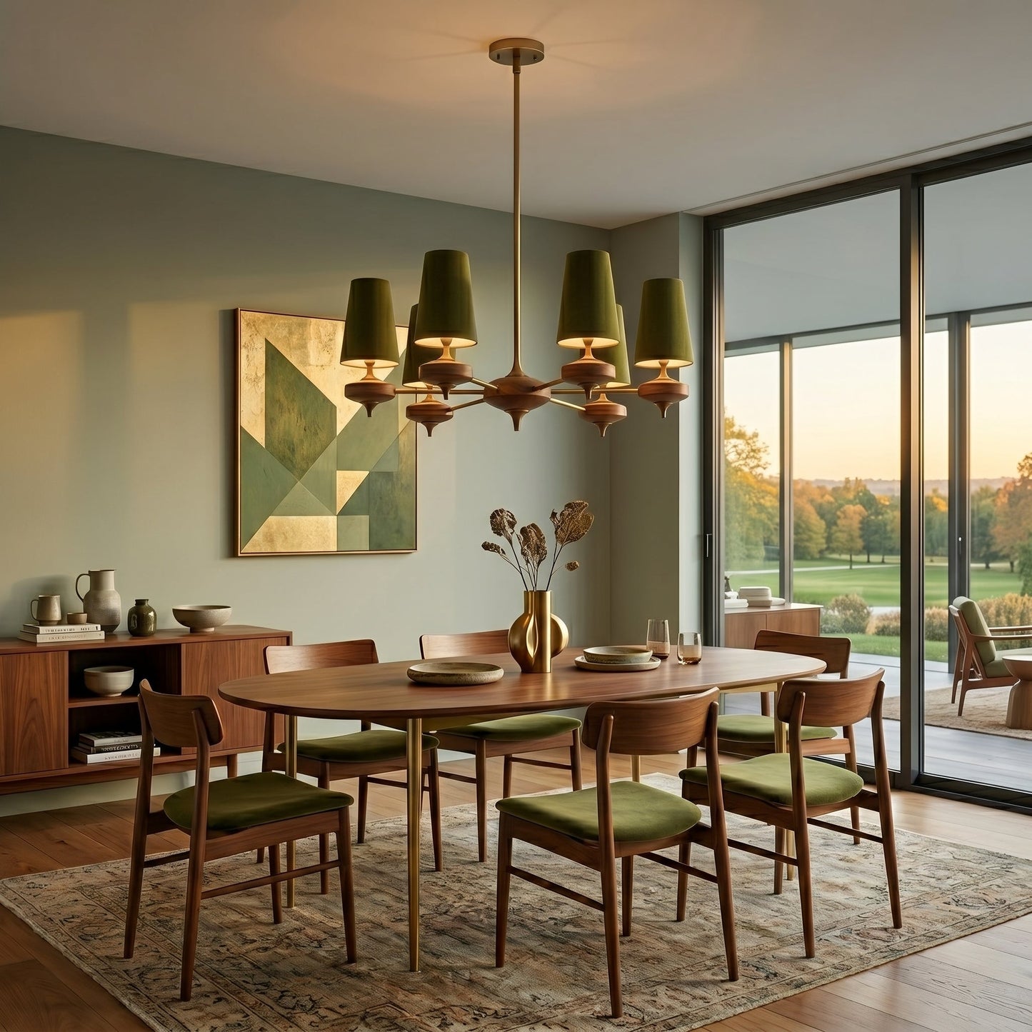 Hour Rho Chandelier