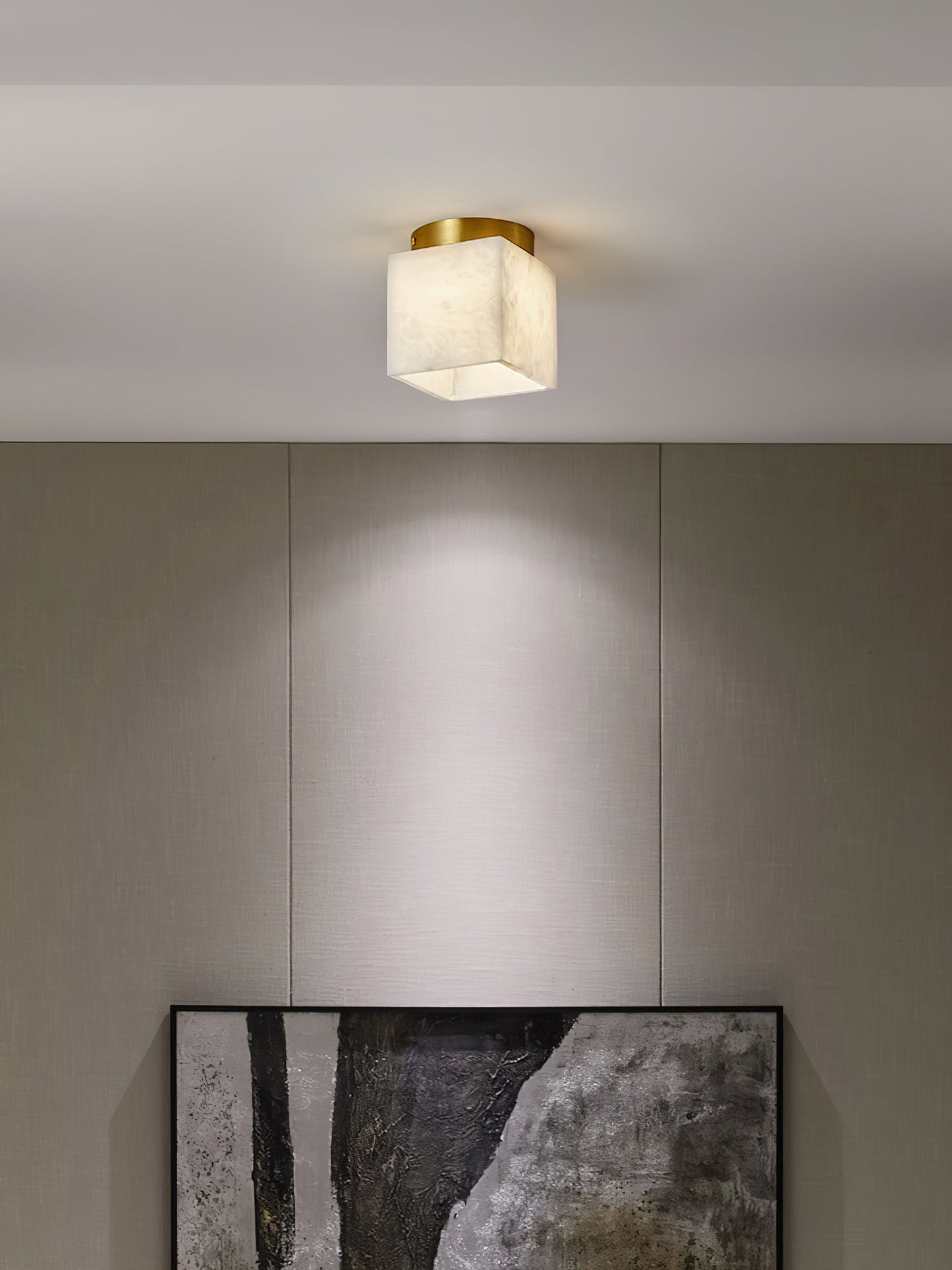 Hudson Valley Budnick Alabaster Ceiling Light