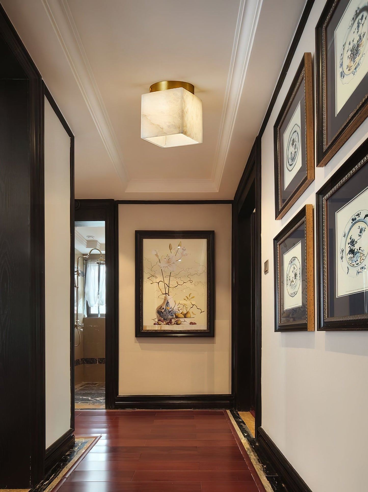 Hudson Valley Budnick Alabaster Ceiling Light
