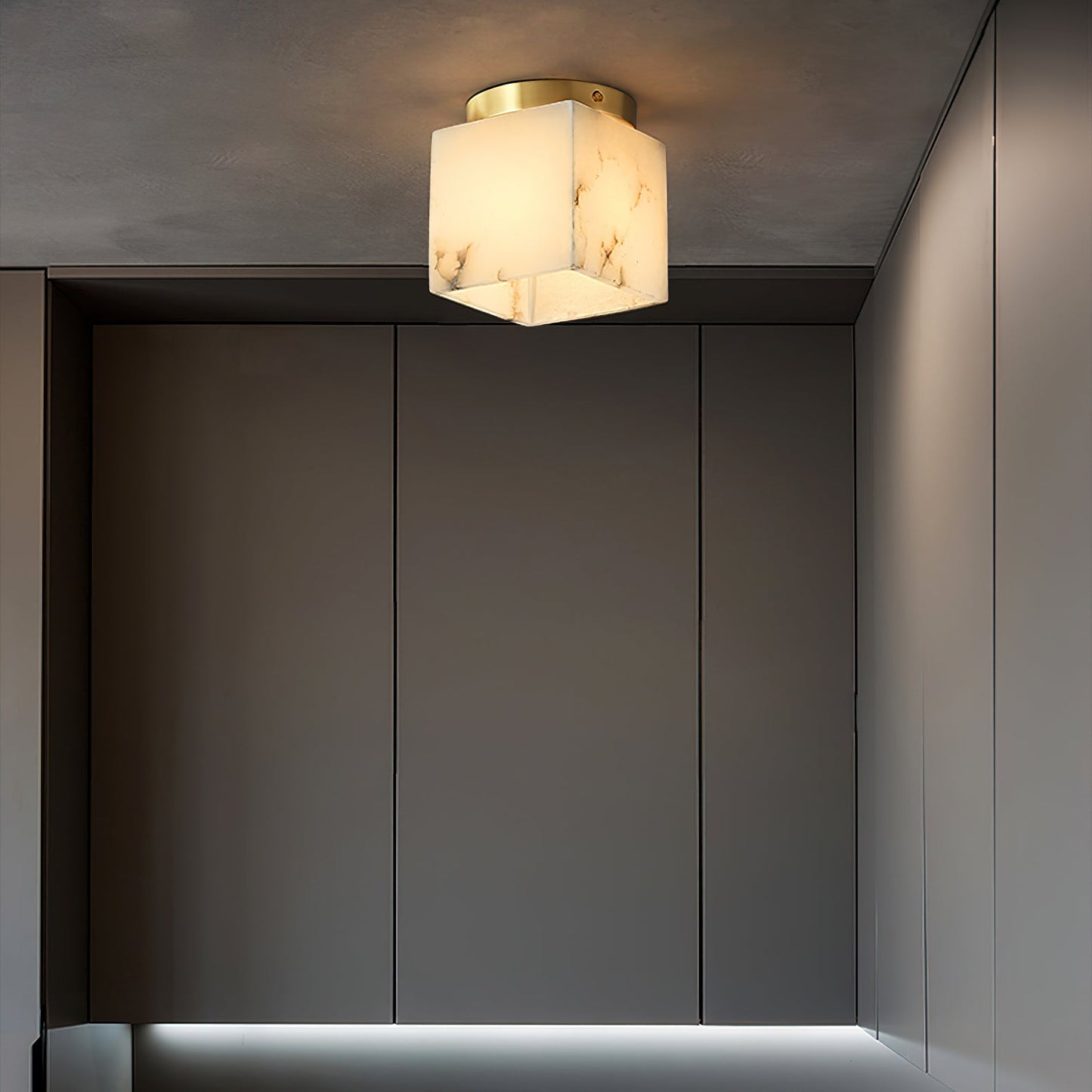 Hudson Valley Budnick Alabaster Ceiling Light