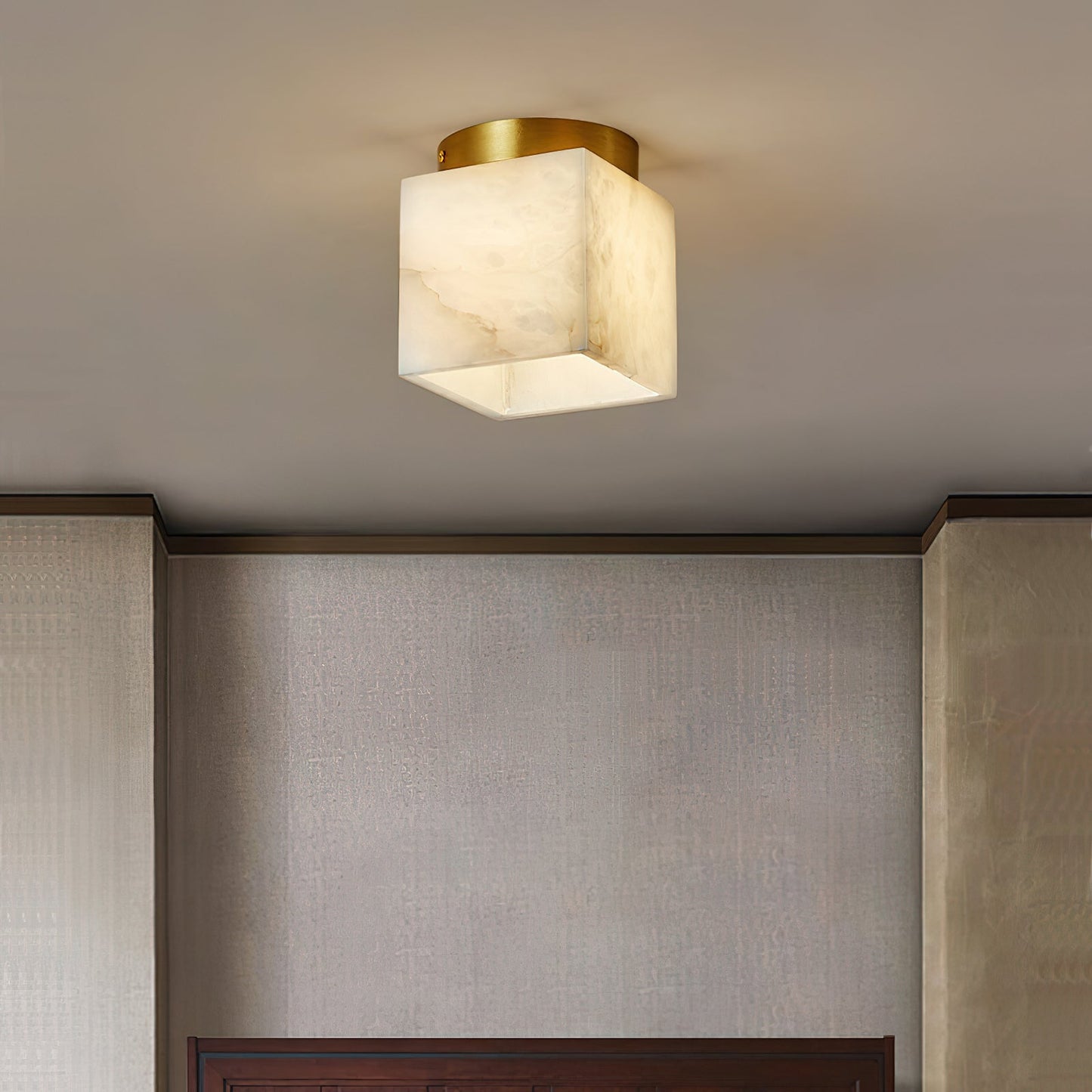 Hudson Valley Budnick Alabaster Ceiling Light