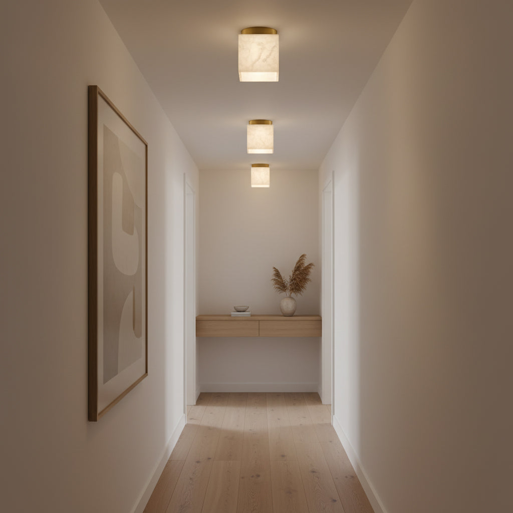 Hudson Valley Budnick Alabaster Ceiling Light