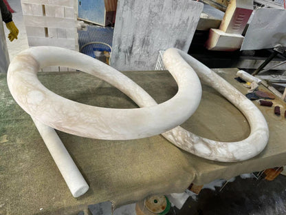 Infinity Alabaster Chandelier