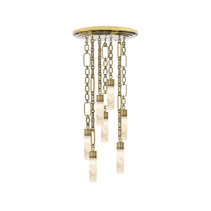 Chain Alabaster Chandelier