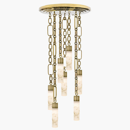 Chain Alabaster Chandelier