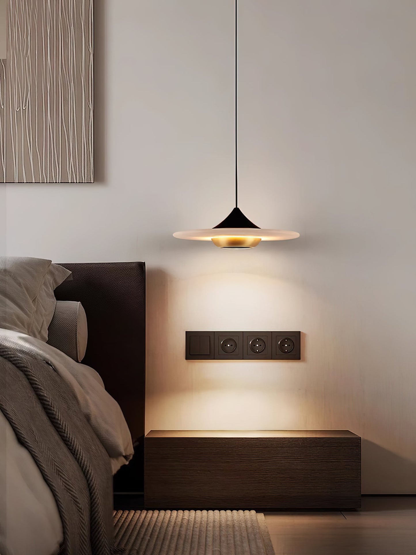 Ipno LED Alabaster Pendant Light