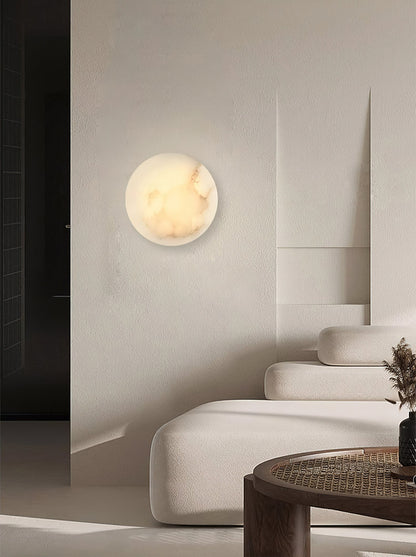 Iveala Single Alabaster Wall Lamp