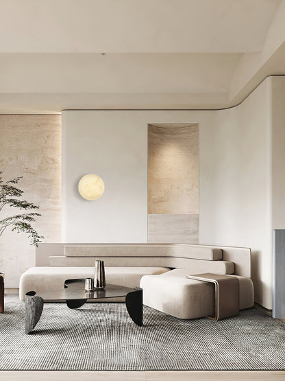 Iveala Single Alabaster Wall Lamp