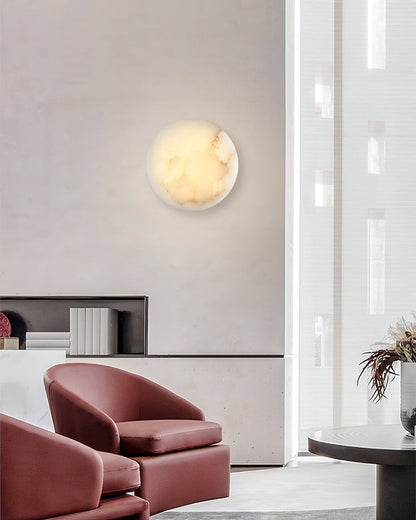 Iveala Single Alabaster Wall Lamp