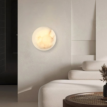 Iveala Single Alabaster Wall Lamp
