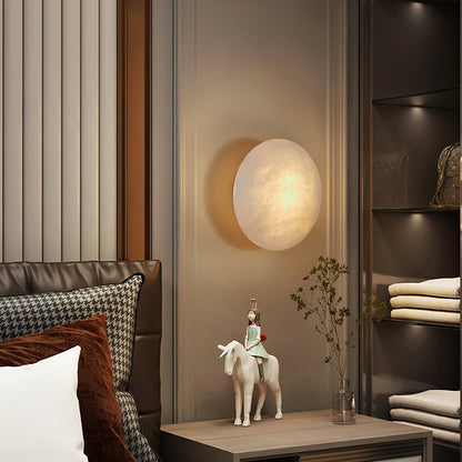 Iveala Single Alabaster Wall Lamp