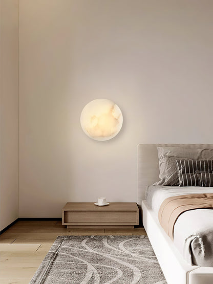 Iveala Single Alabaster Wall Lamp
