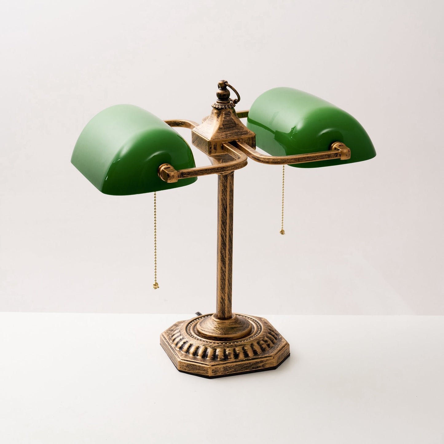 Cambridge Twin Library Table Lamp