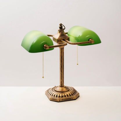 Cambridge Twin Library Table Lamp