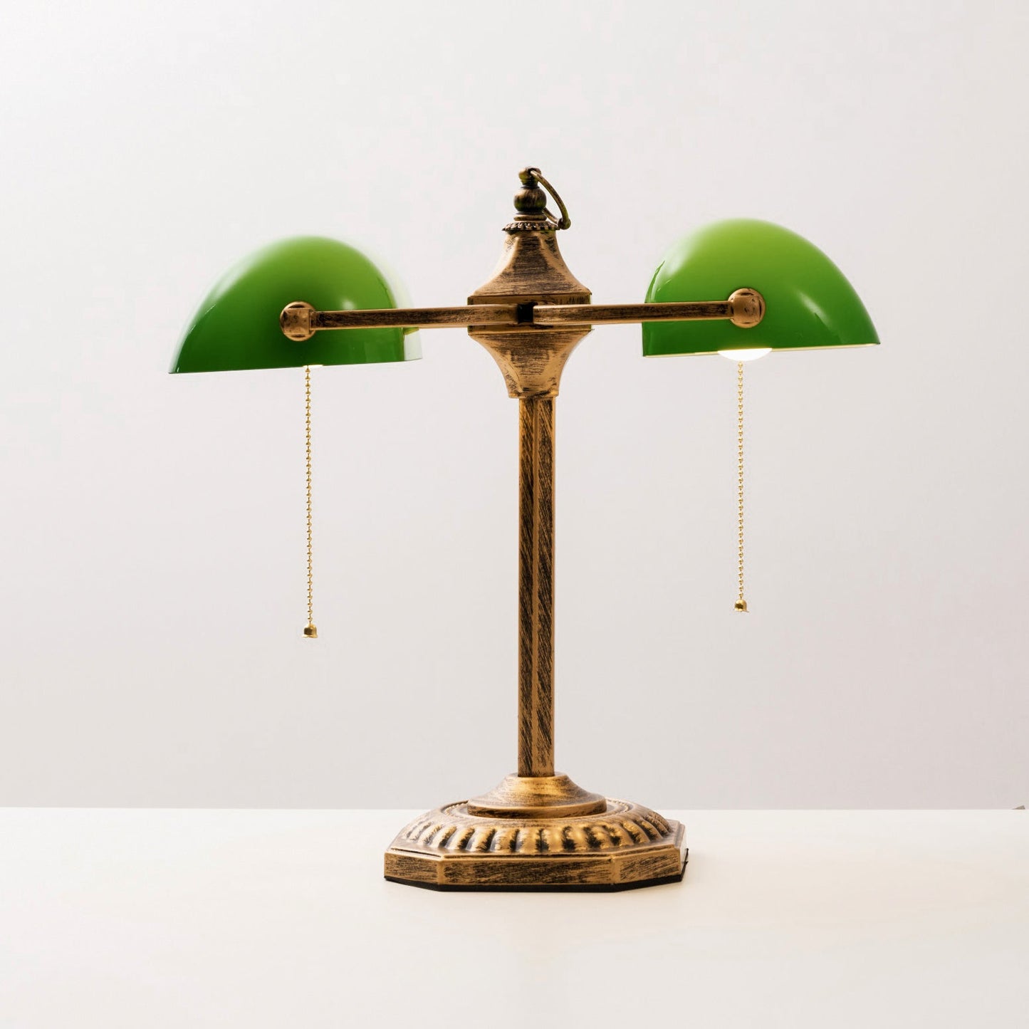 Cambridge Twin Library Table Lamp