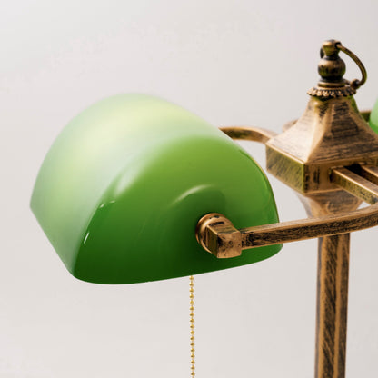 Cambridge Twin Library Table Lamp