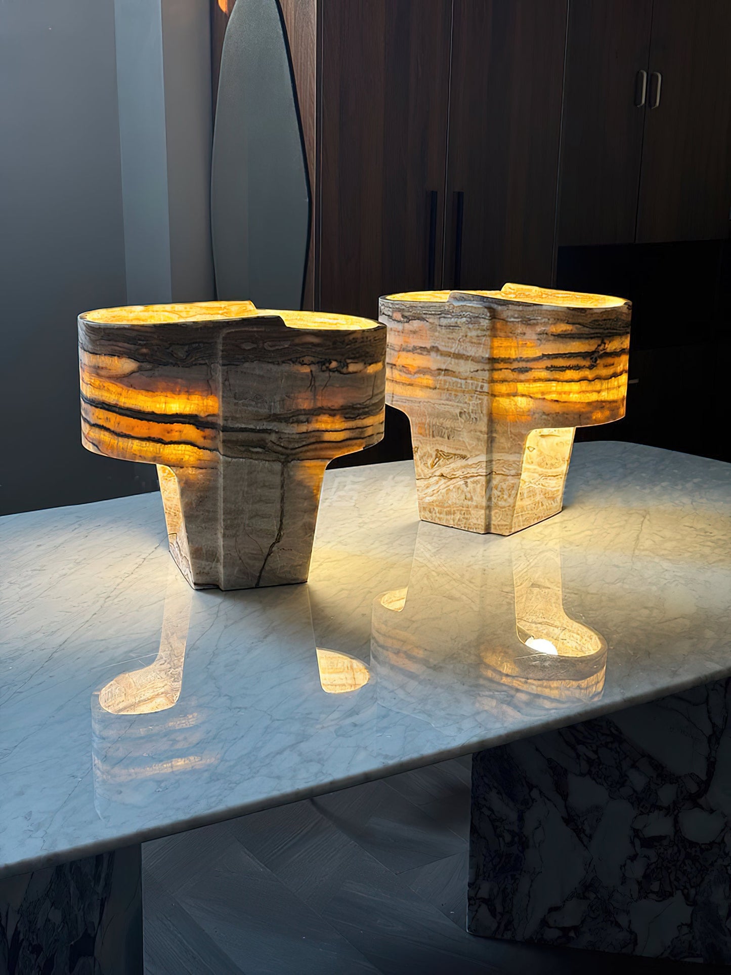 Onyx Texture Table Lamp