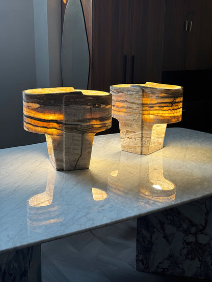 Onyx Texture Table Lamp