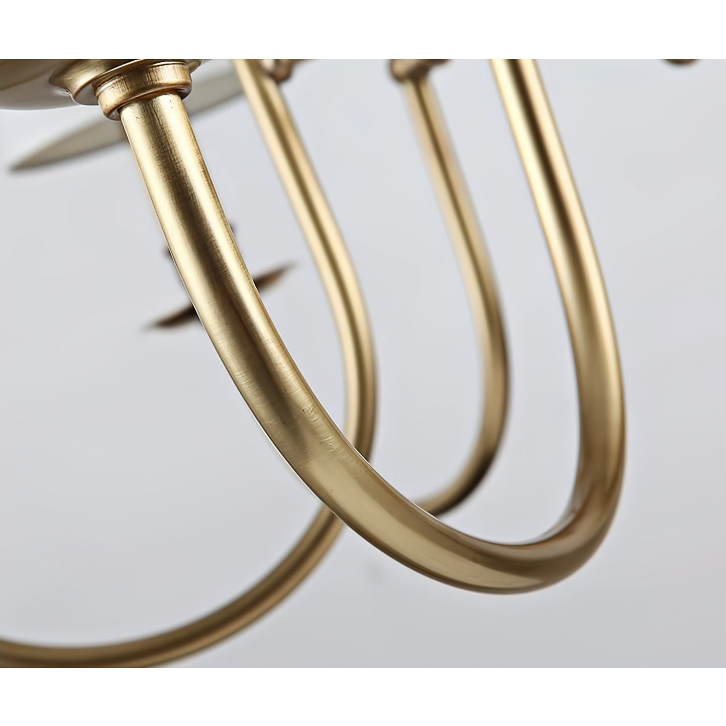 Jeremiah Vintage Brass Chandelier