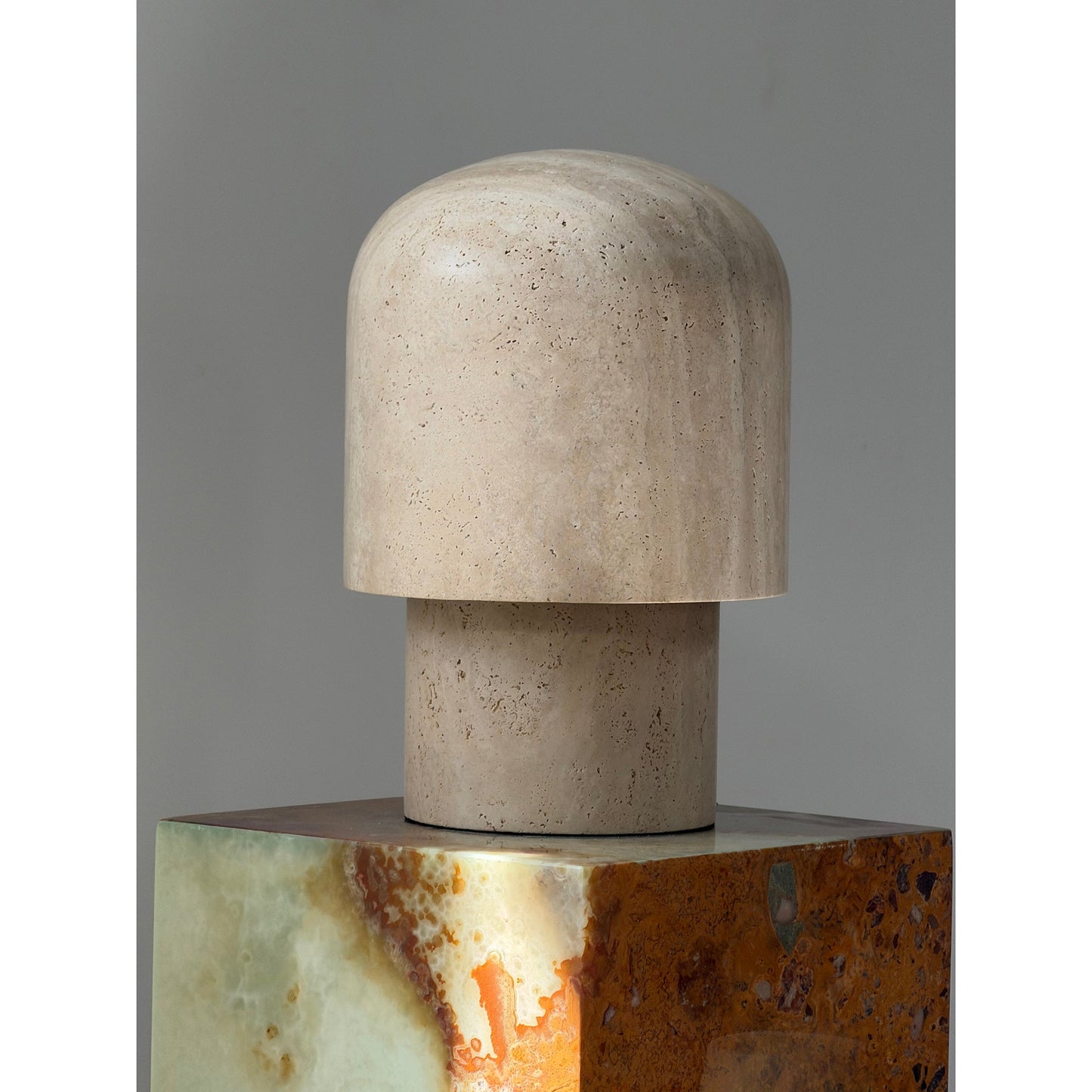 Kennett Travertine Table Lamp