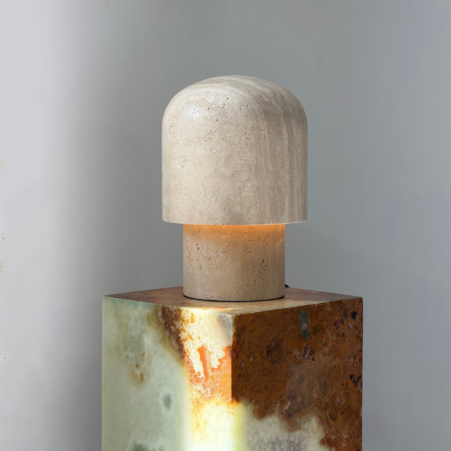 Kennett Travertine Table Lamp