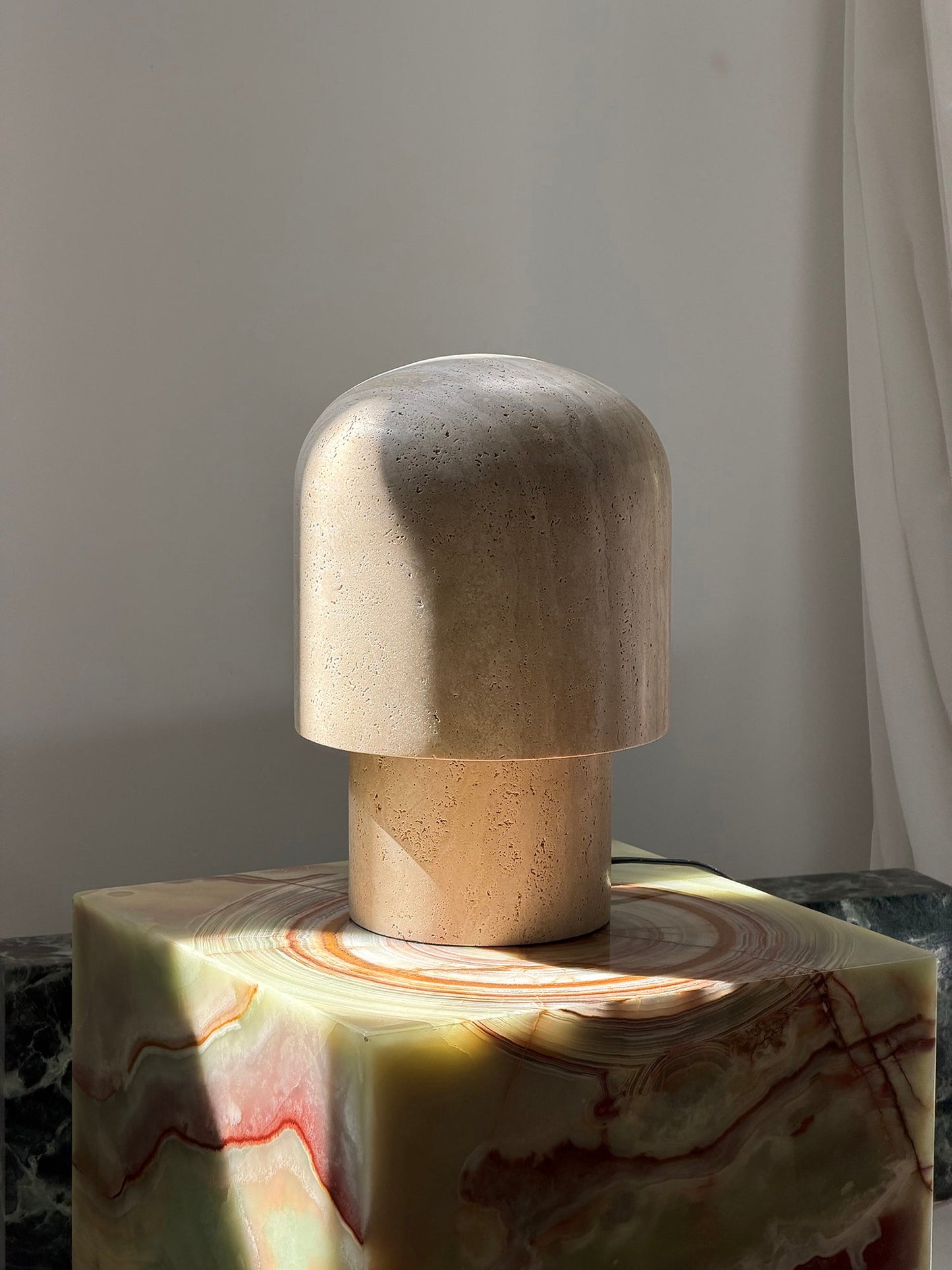 Kennett Travertine Table Lamp