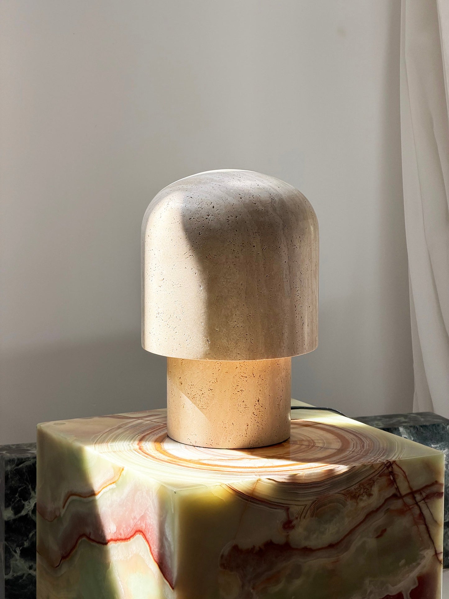 Kennett Travertine Table Lamp