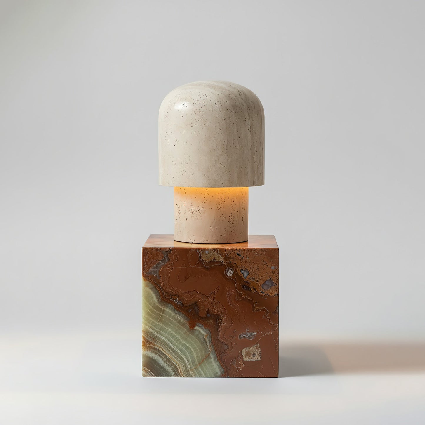 Kennett Travertine Table Lamp