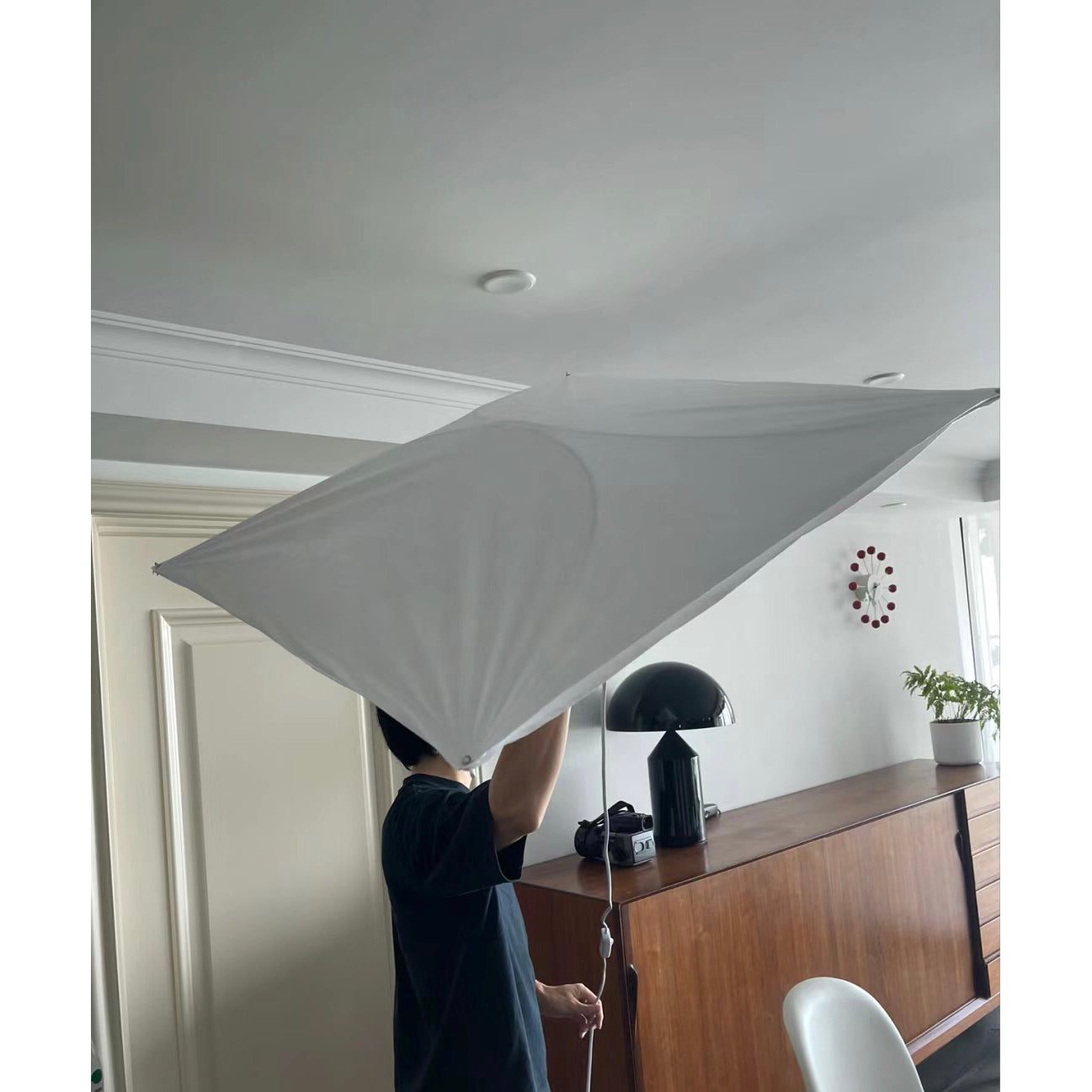 DuPont Paper Plug-in Wall Light