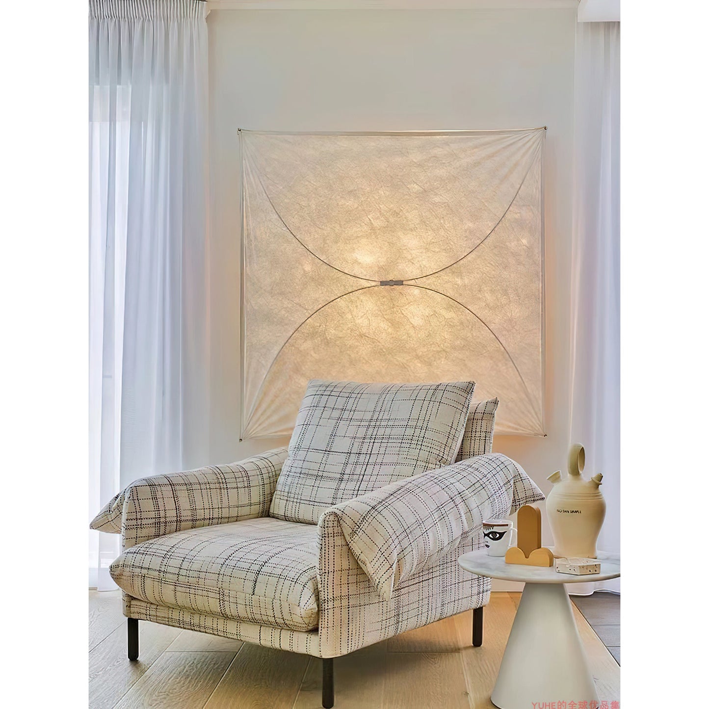 DuPont Paper Plug-in Wall Light