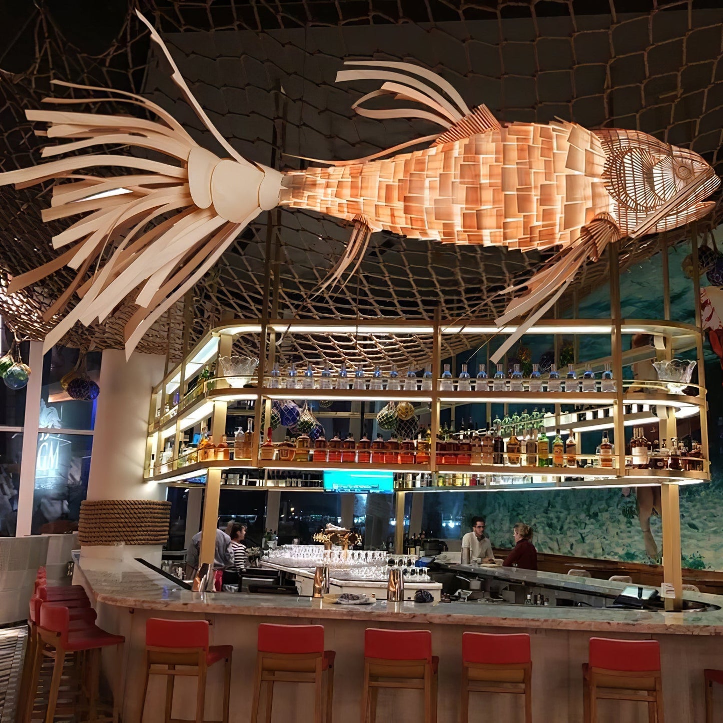 Koi Chandelier