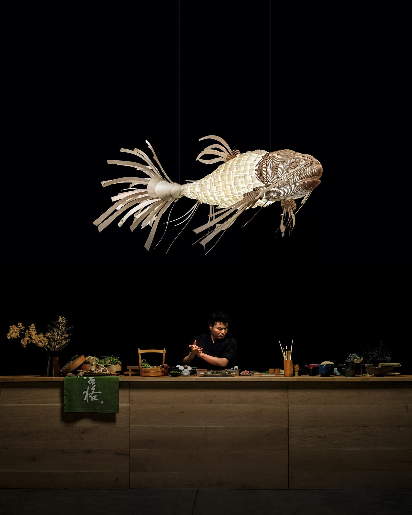 Koi Chandelier