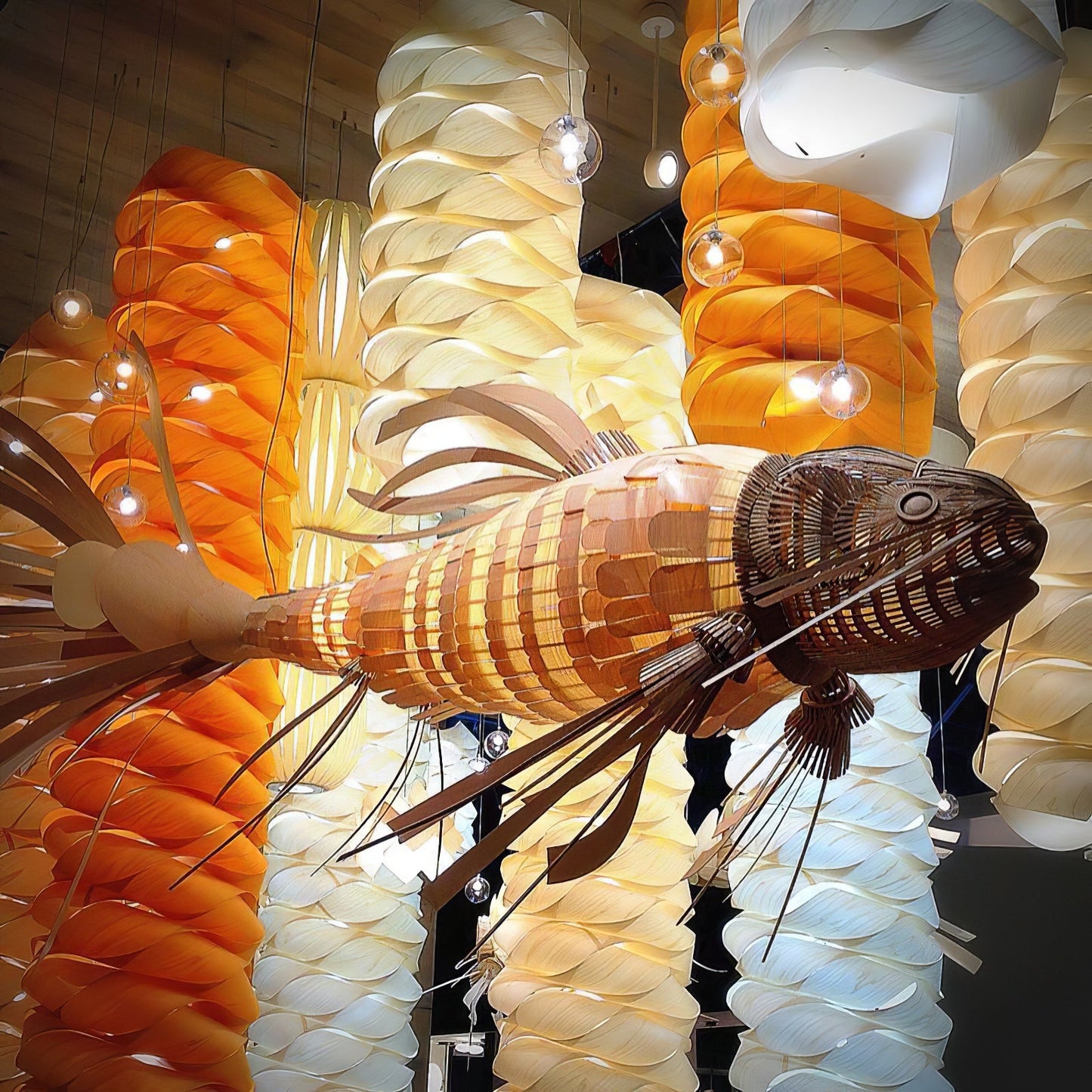 Koi Chandelier