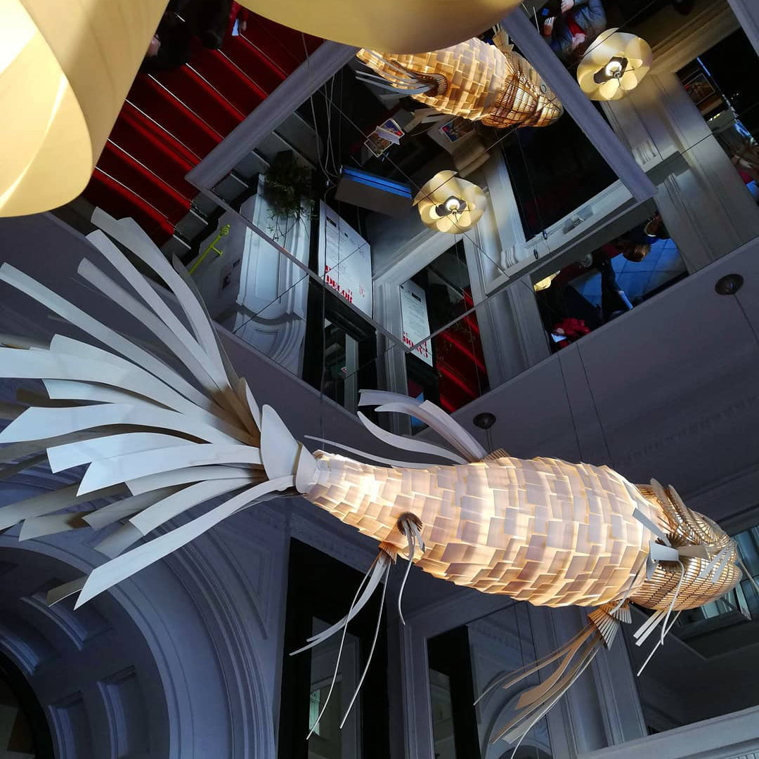 Koi Chandelier
