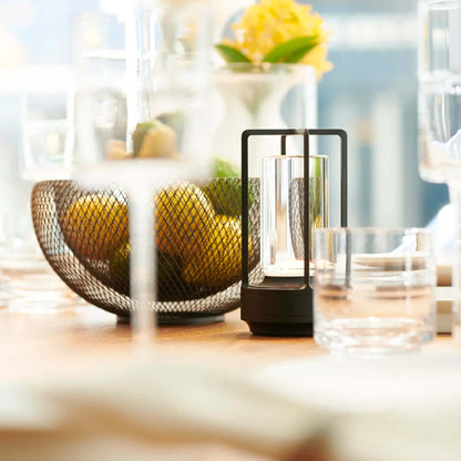 Lantern Cordless Crystal Table Lamp  (built-in battery)