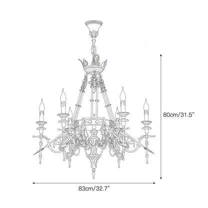 Leontine Brass Chandelier