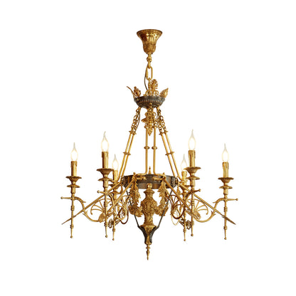 Leontine Brass Chandelier