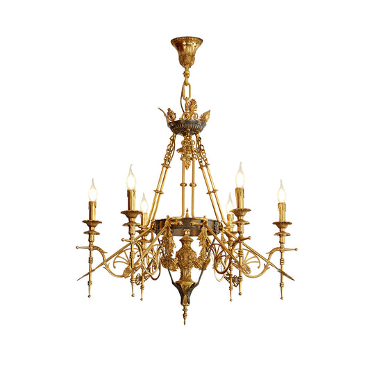 Leontine Brass Chandelier