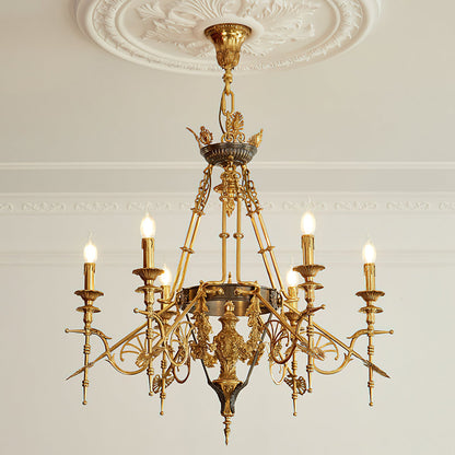 Leontine Brass Chandelier